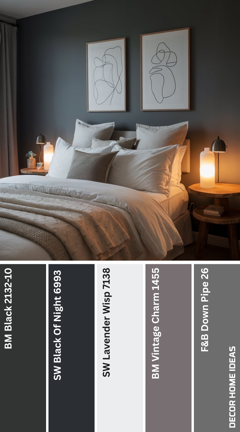 20 Moody Bedroom Color Palettes That Set the Perfect Nighttime Vibe 12