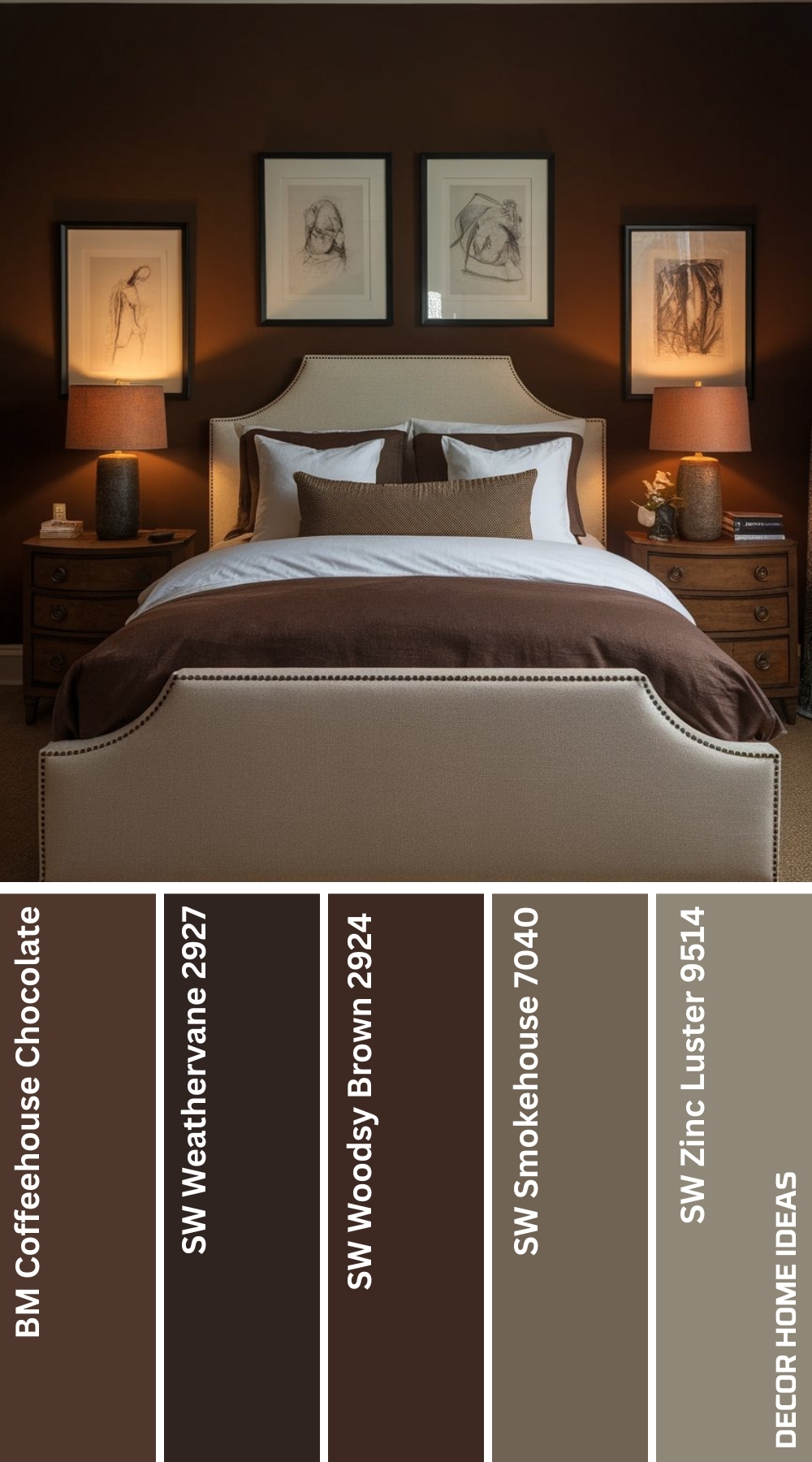 20 Moody Bedroom Color Palettes That Set the Perfect Nighttime Vibe 16