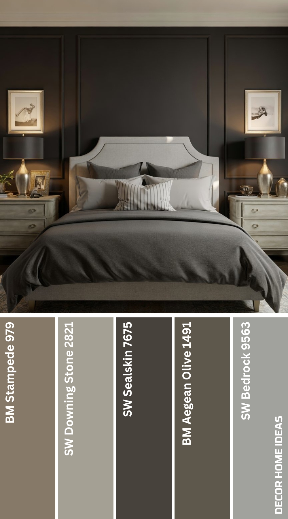 20 Moody Bedroom Color Palettes That Set the Perfect Nighttime Vibe 2