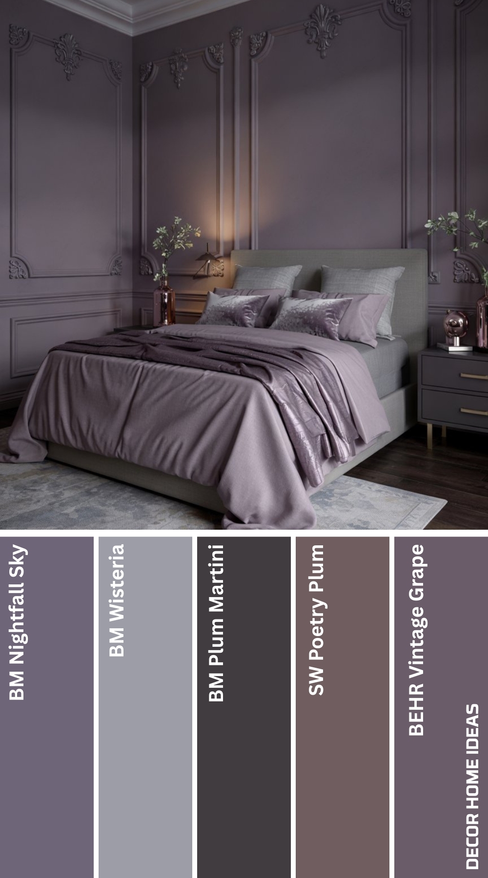 20 Moody Bedroom Color Palettes That Set the Perfect Nighttime Vibe 3