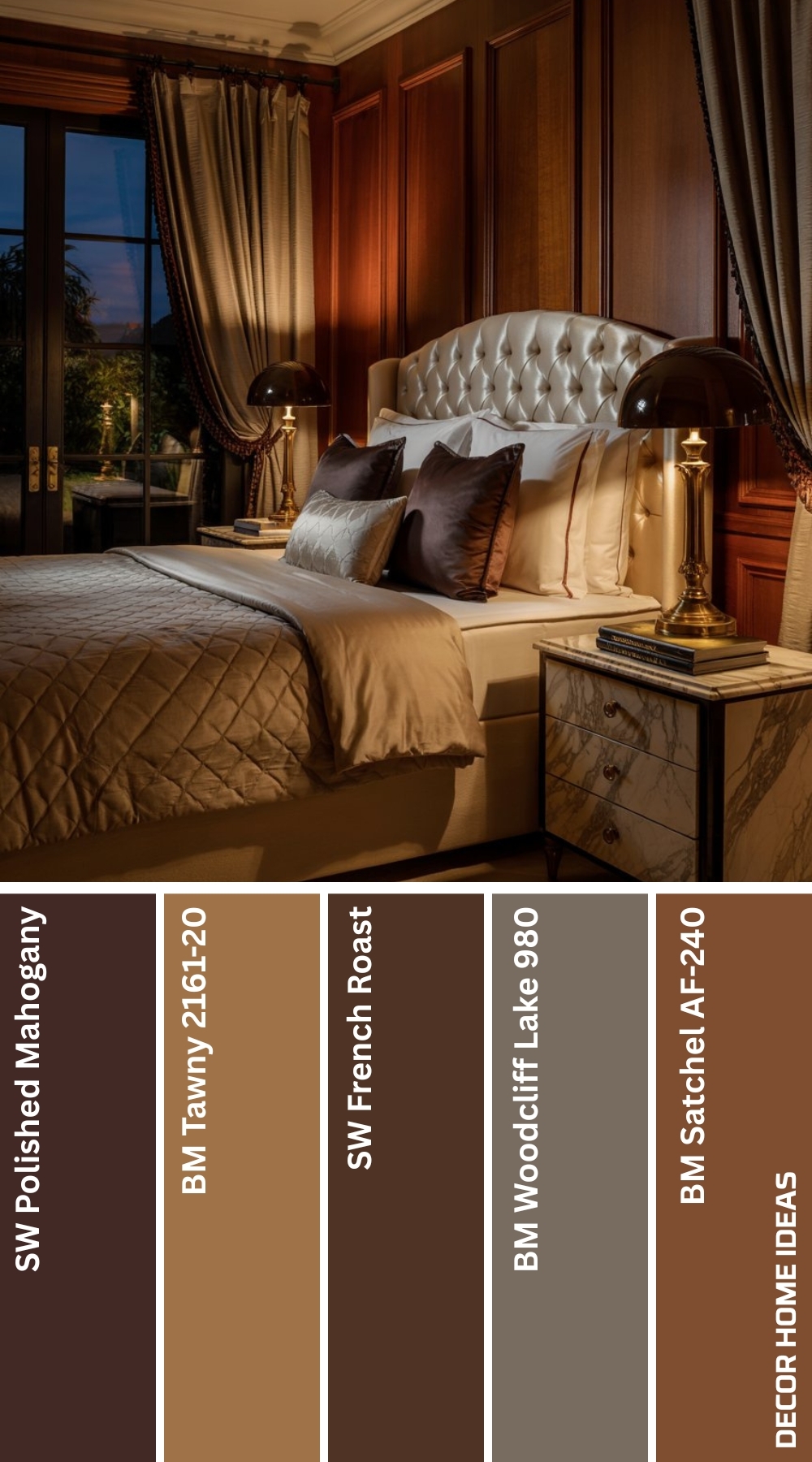 20 Moody Bedroom Color Palettes That Set the Perfect Nighttime Vibe 4