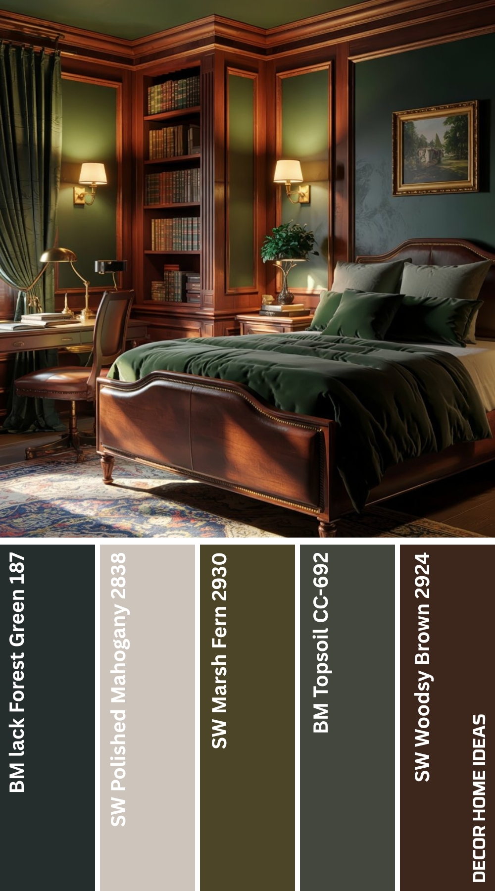 20 Moody Bedroom Color Palettes That Set the Perfect Nighttime Vibe 6