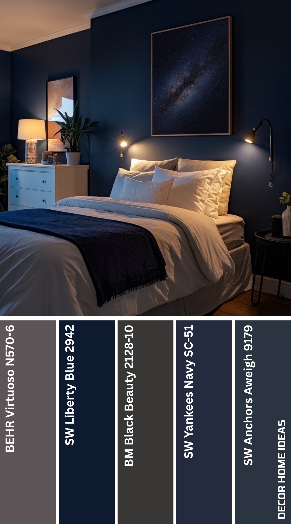 20 Moody Bedroom Color Palettes That Set the Perfect Nighttime Vibe 9