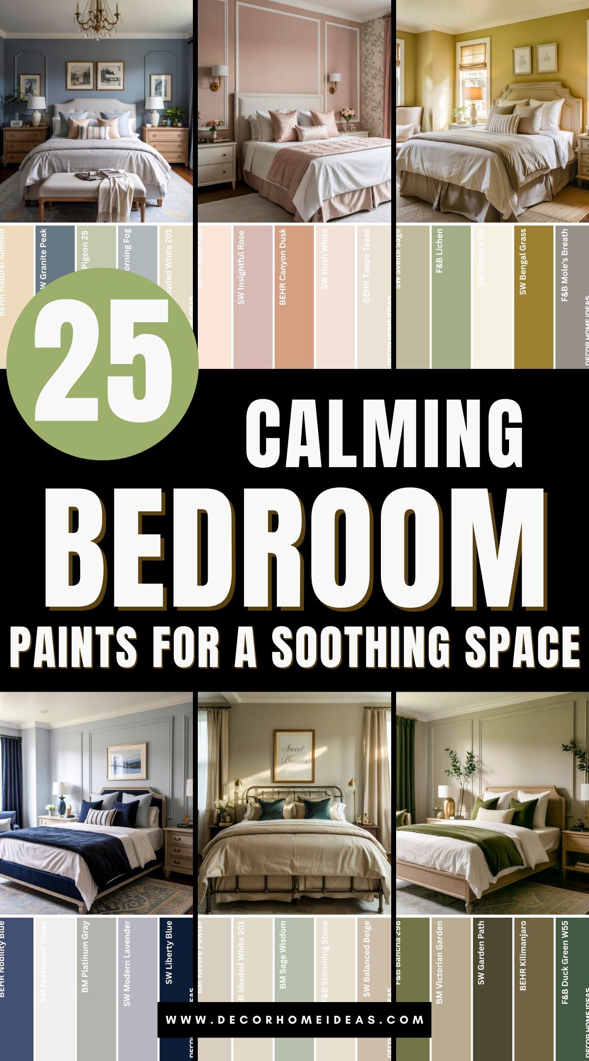 Cozy Bedroom Paint Combos 3