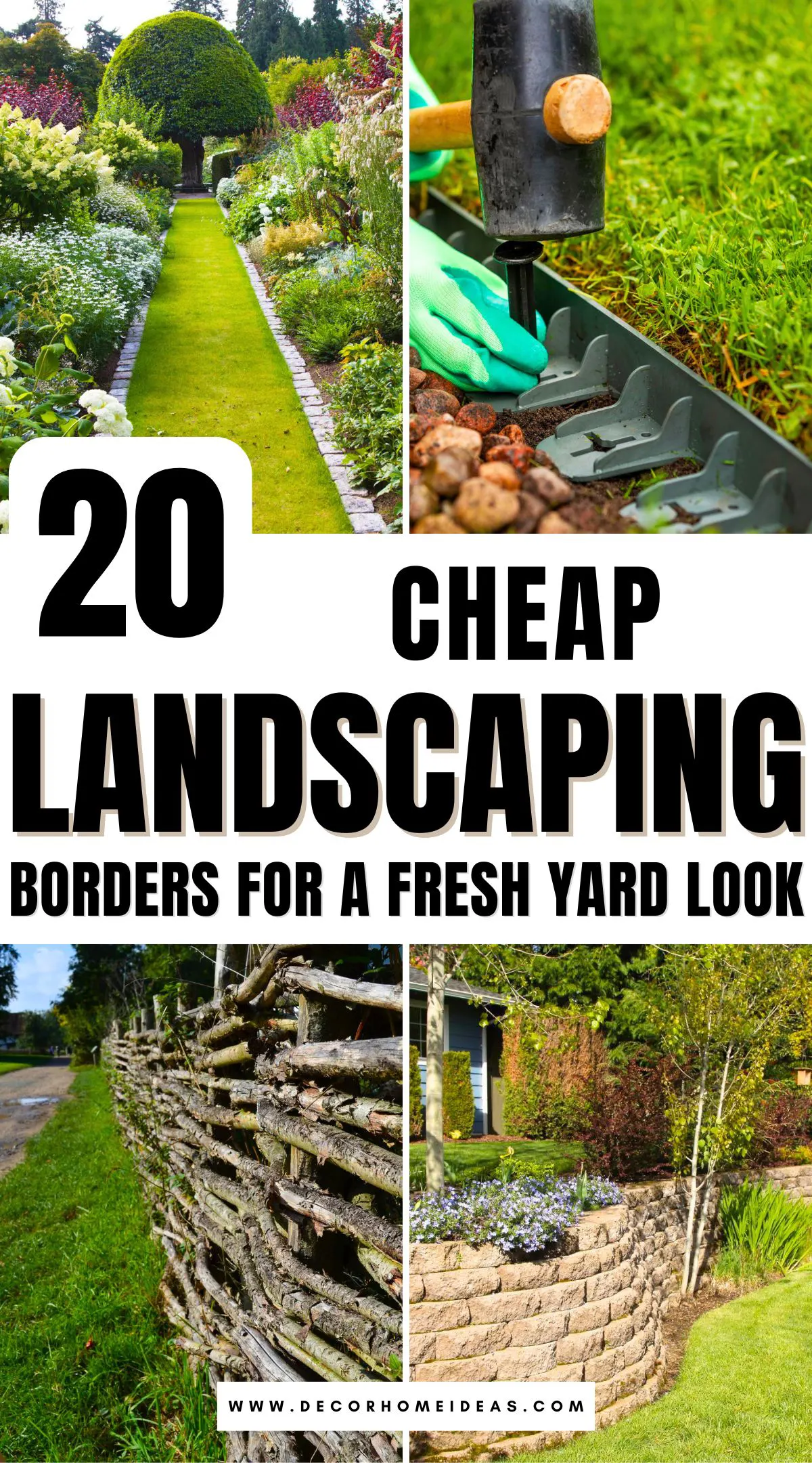 Discover 20 creative and affordable landscaping border ideas that give your yard a stylish and organized look without breaking the bank. From natural stone edges to repurposed materials, these budget-friendly options add charm and structure to any outdoor space. Curious to see how simple changes can make a big difference?