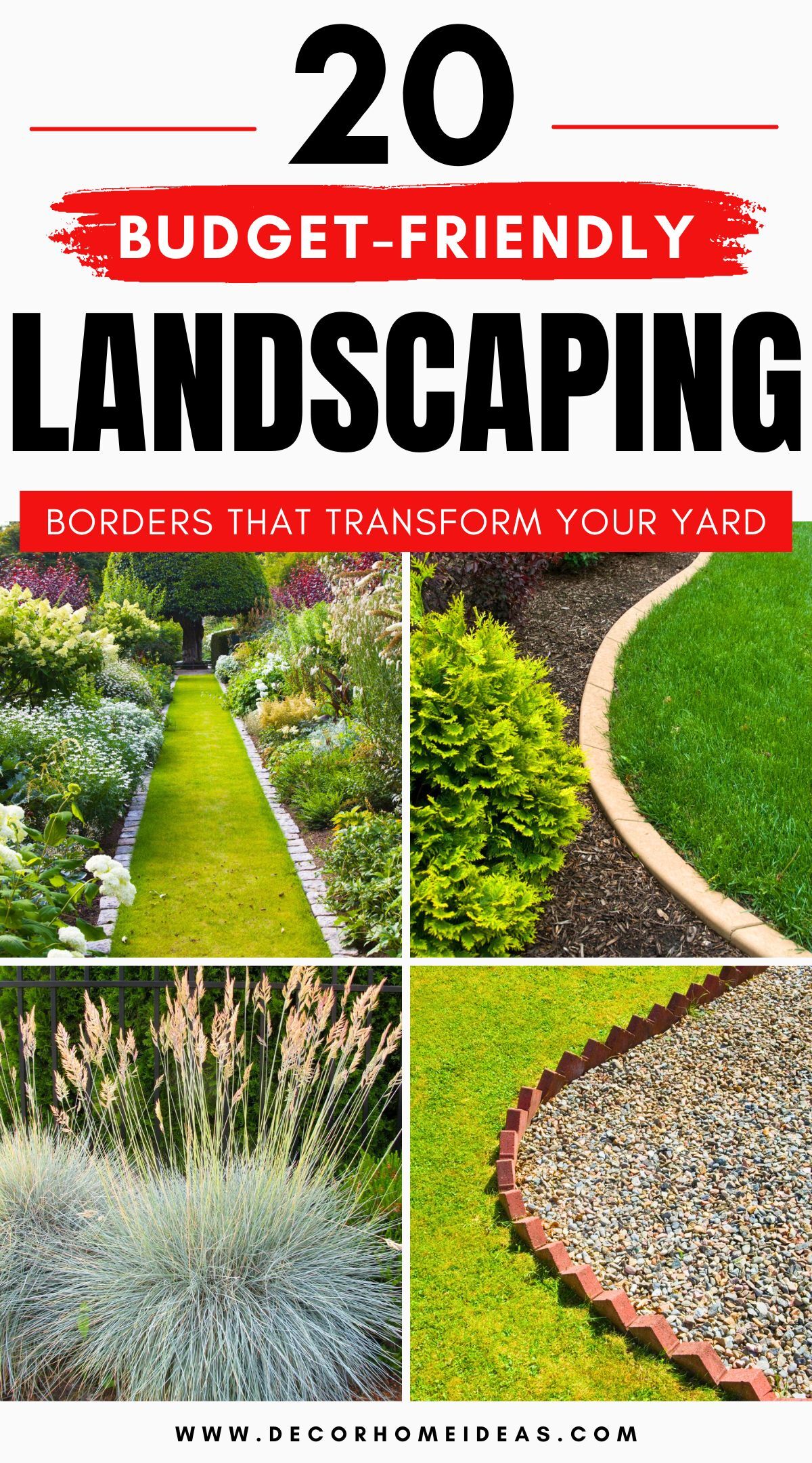 best budget friendly landscaping borders 4