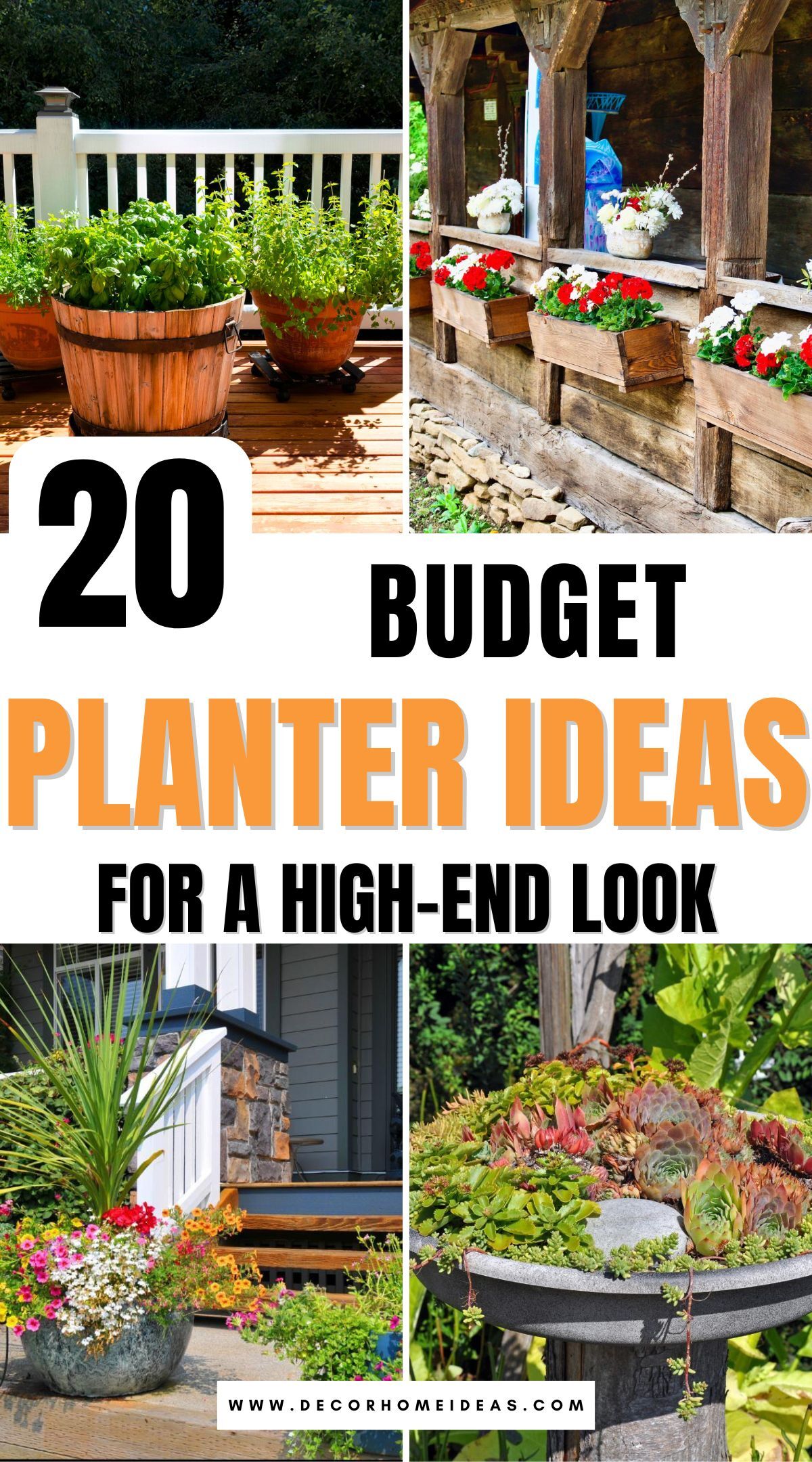 best cheap planter ideas 2