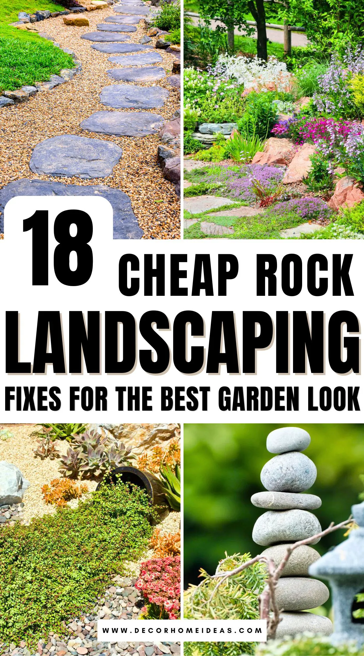 Revamp your outdoor space without breaking the bank! Discover 18 budget-friendly rock landscaping ideas that add style and curb appeal. From simple edging tricks to creative stone pathways, these fixes will give your yard a polished, low-maintenance look. Which one will you try first?