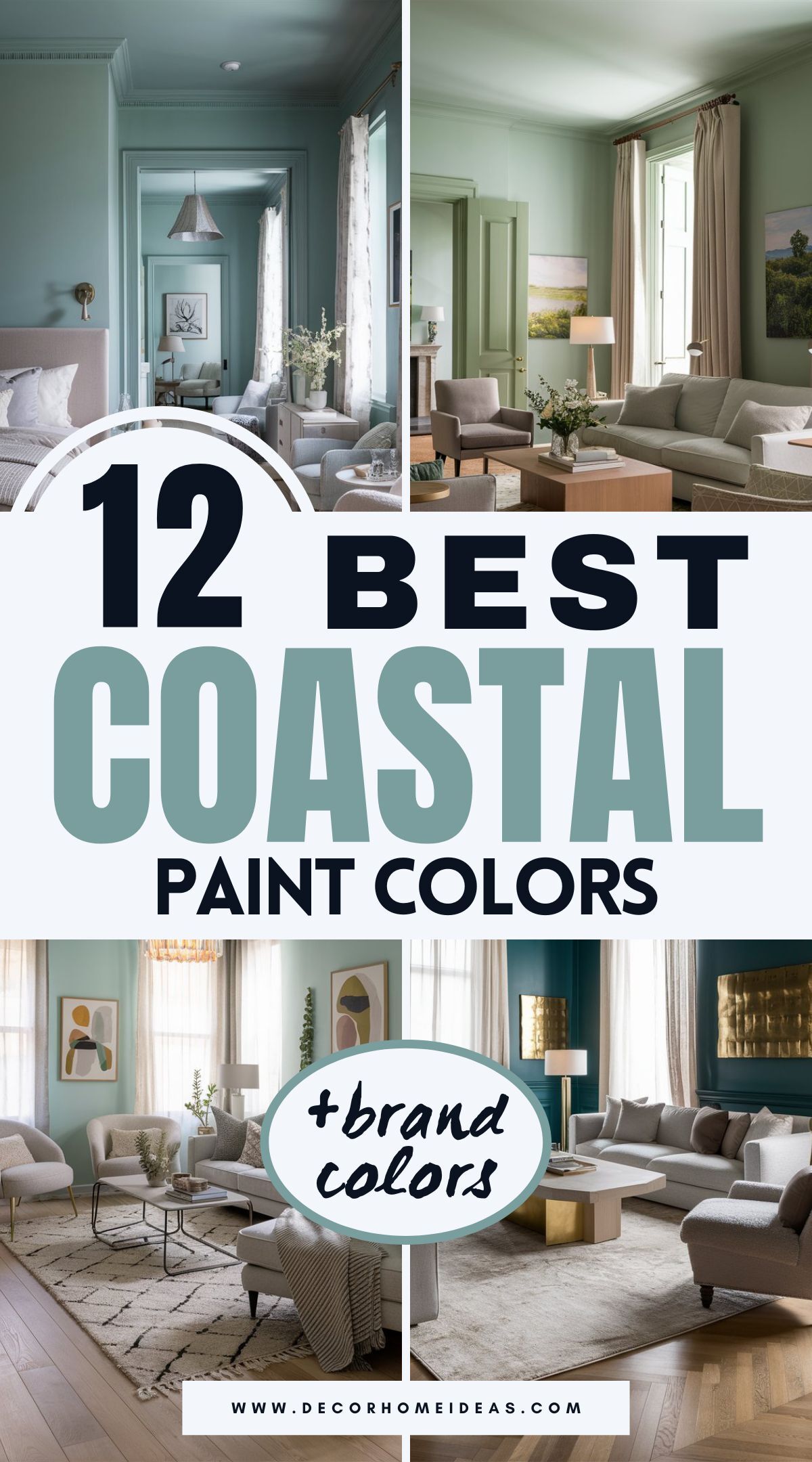 Bring the calm of the coast indoors with 12 serene beach-inspired paint colors from Benjamin Moore, Sherwin-Williams, Behr, and Farrow & Ball. These soft, breezy hues capture the essence of seaside living—see which shades create that perfect laid-back vibe.