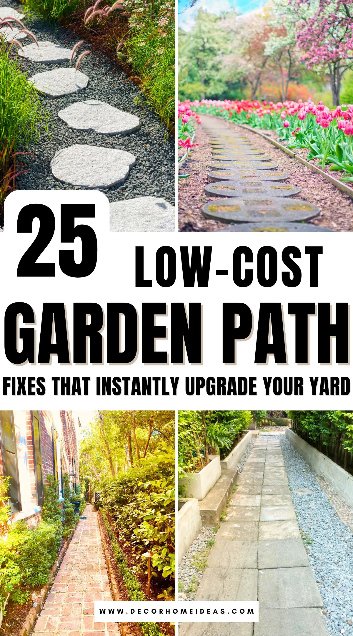 Looking to refresh your garden paths without breaking the bank? Discover 25 clever, budget-friendly fixes that can make your outdoor space more inviting. From creative edging ideas to simple resurfacing tips, these quick upgrades can boost both style and function in your yard.