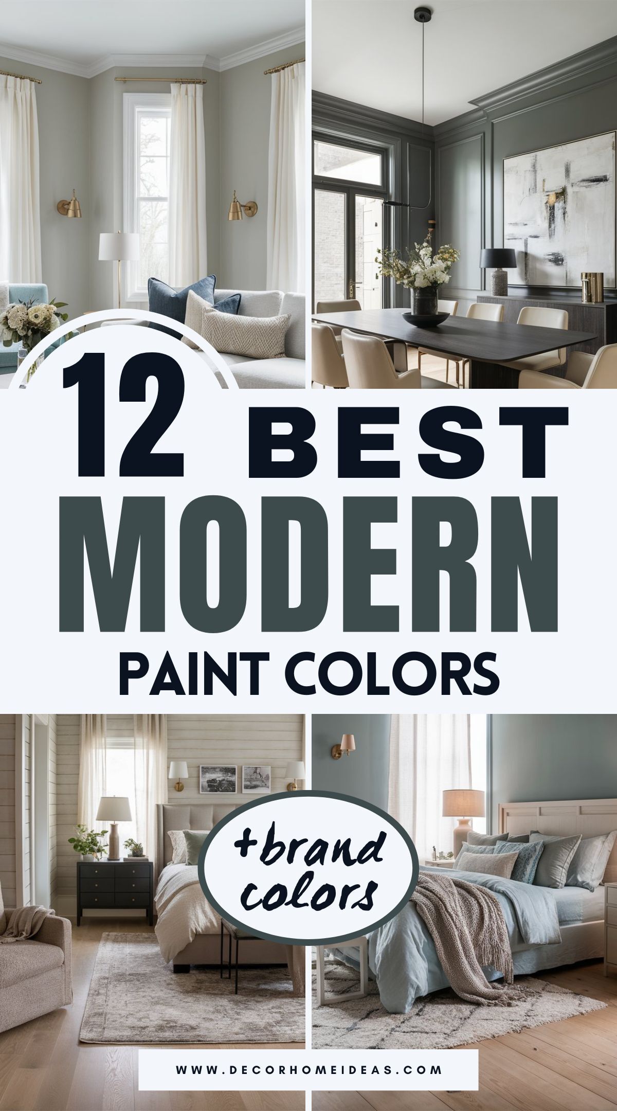 Discover 12 sleek modern paint colors from Benjamin Moore, Sherwin-Williams, Behr, and Farrow & Ball that bring a fresh, contemporary vibe to any room. Find out which shades designers love and how they can make your space feel effortlessly stylish.