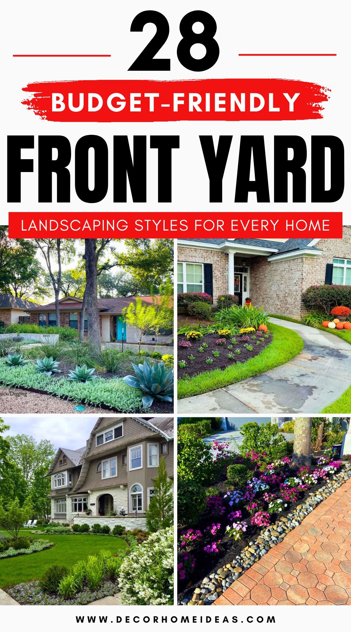 best simple front yard landscaping ideas 4