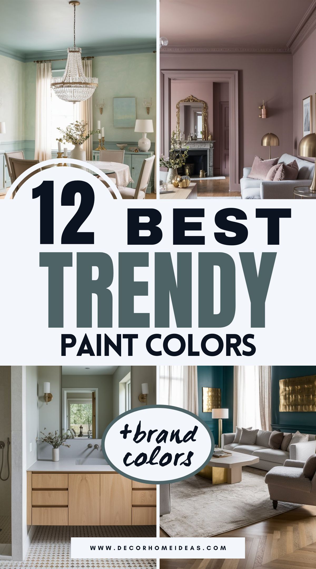 Explore 12 trendy paint colors from BM, SW, Behr, and Farrow & Ball that are making waves this year. From bold statement shades to soft, calming tones, see which hues are perfect for refreshing your walls—and which ones designers can't stop recommending.