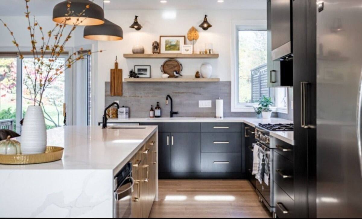 best ways to decorate above your kitchen cabinets