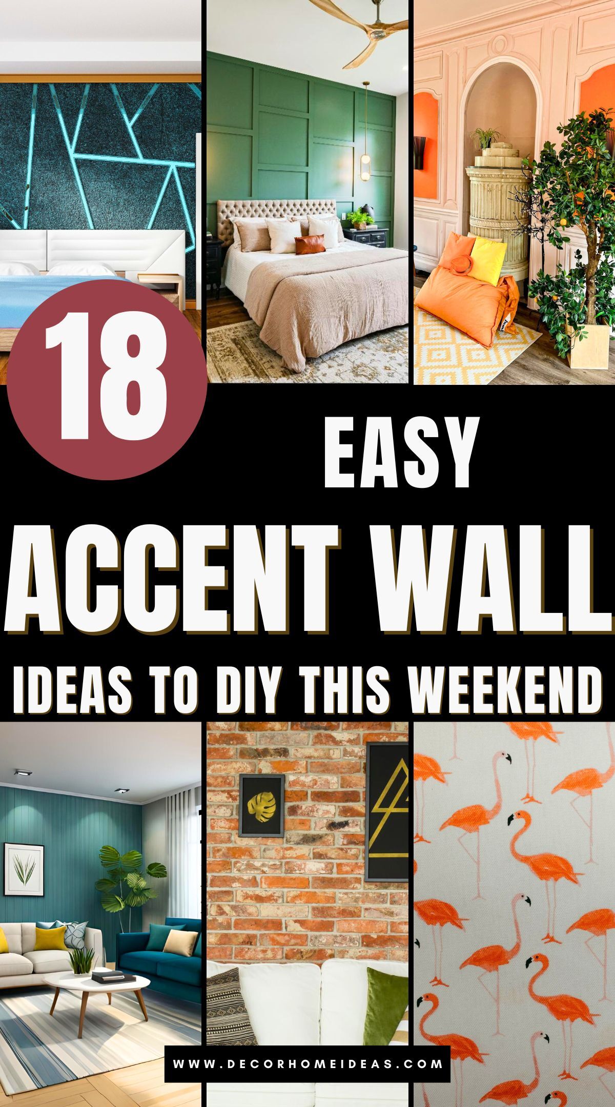 cheap accent wall ideas 3