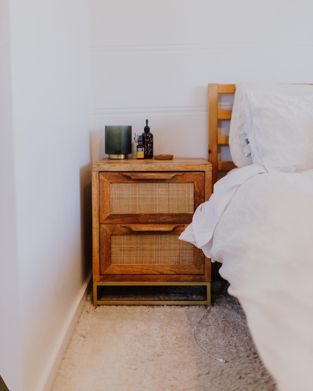cheap bedside table makeover 12