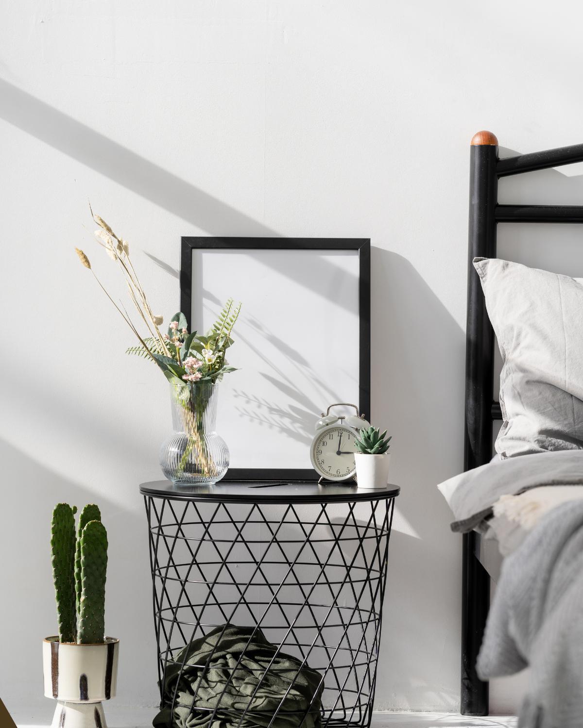 cheap bedside table makeover 20