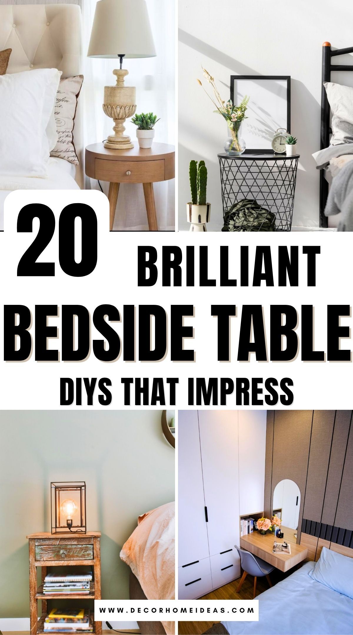 cheap bedside table makeovers 2