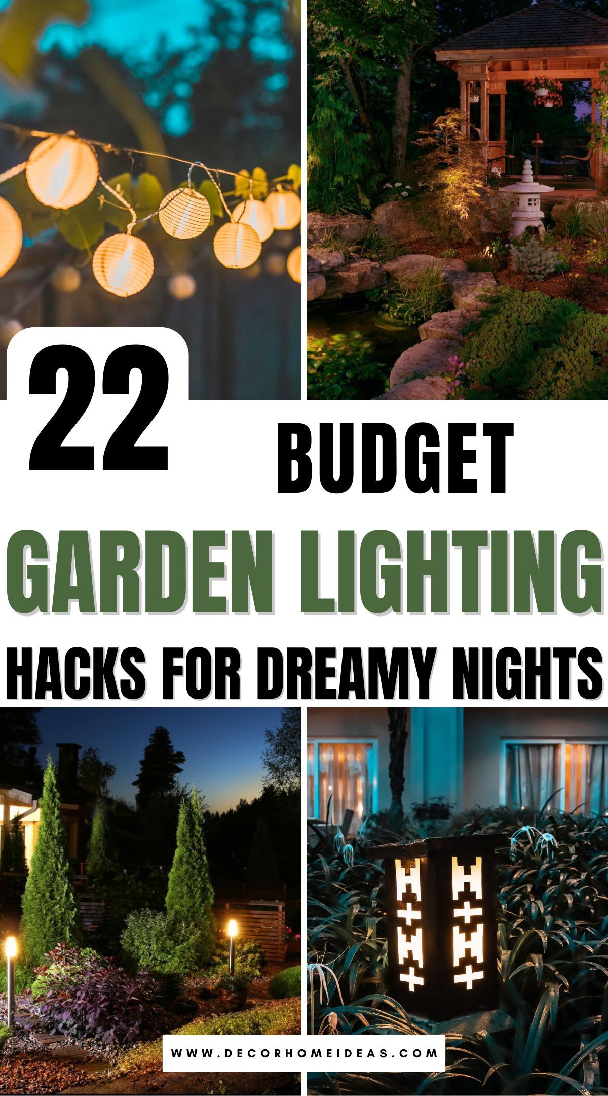 cheap garden lighting hacks 2