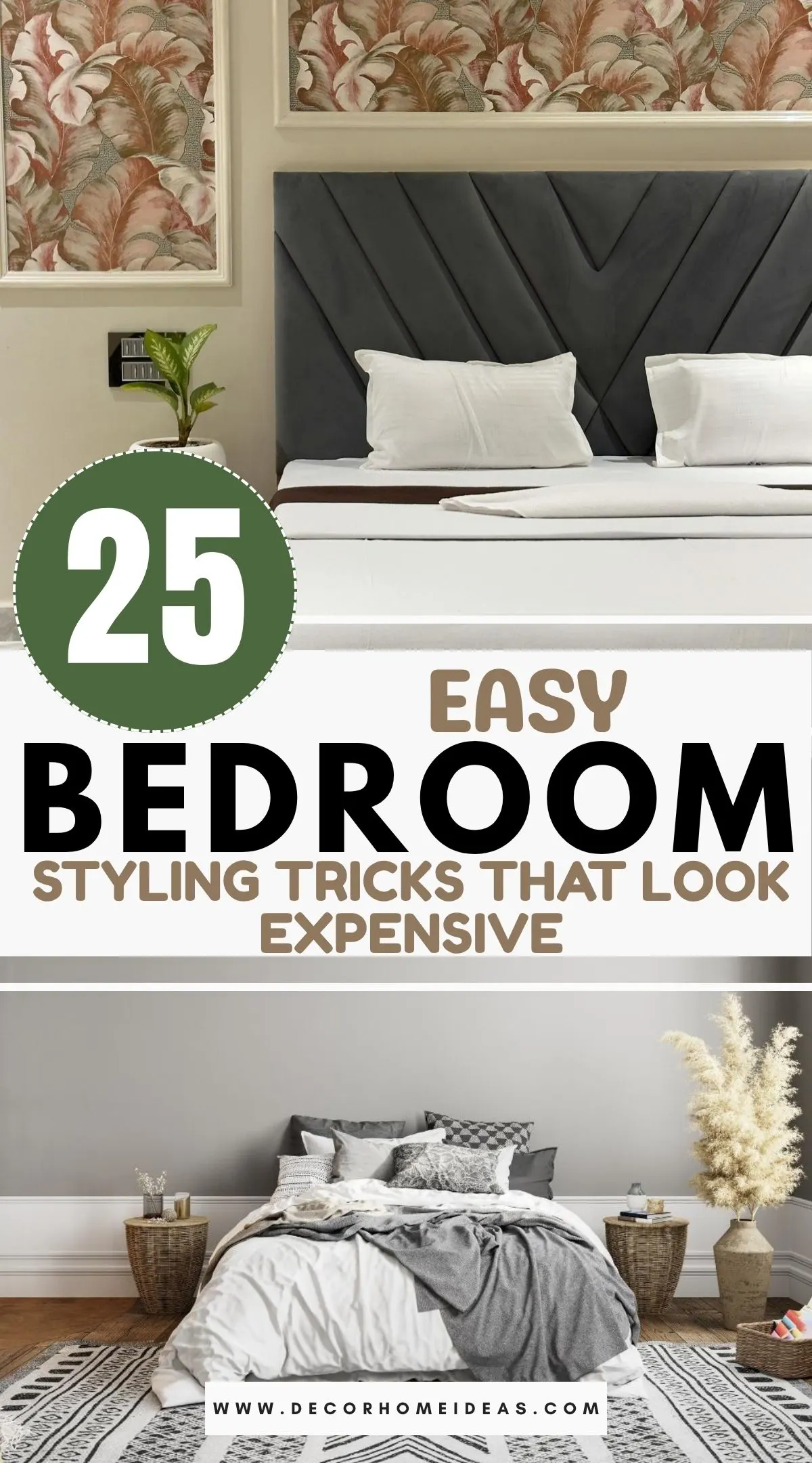 Discover 25 effortless ways to make your bedroom look like a designer retreat without spending a fortune. These simple styling tricks will add instant luxury, charm, and comfort to any space. From chic details to clever hacks, you’ll find fresh ideas to upgrade your bedroom style and create the perfect relaxing sanctuary you deserve.