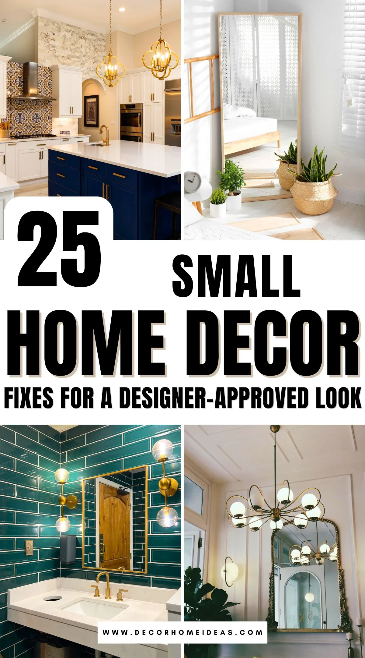 Give your home a high-end feel without the hefty price tag. These 25 small decor fixes can make any space look designer-approved, from clever lighting tricks to stylish storage solutions. Discover how a few thoughtful tweaks can make a big impact.