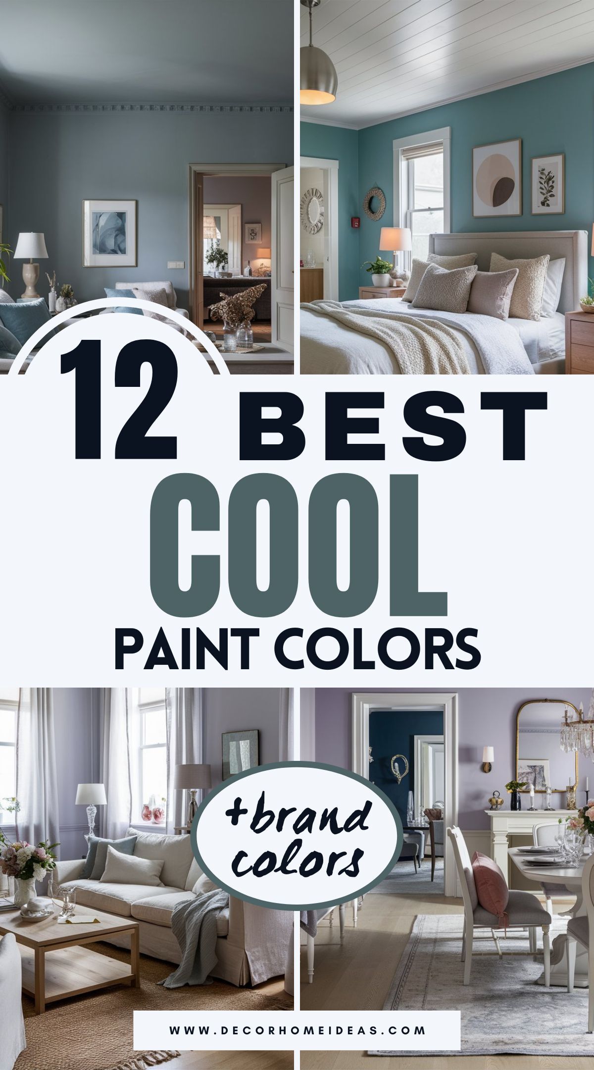 Discover 21 of the best cool paint colors from top brands like Benjamin Moore, Sherwin-Williams, Behr, and Farrow & Ball. Whether you're after a crisp blue, soft gray, or calming green, this curated list offers inspiring shades you might not expect.