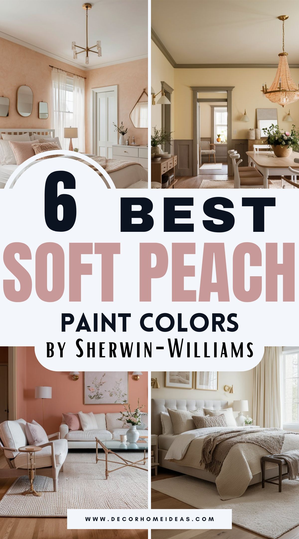Discover the 6 best soft peach paint colors from Sherwin-Williams that bring warmth and subtle charm to any room. From barely-there blush to richer peachy tones, see which shades designers love—and get tips on how to use them throughout your home.