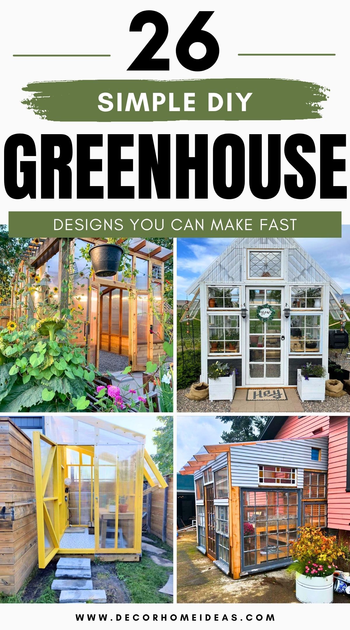 cheap diy greenhouse ideas 2