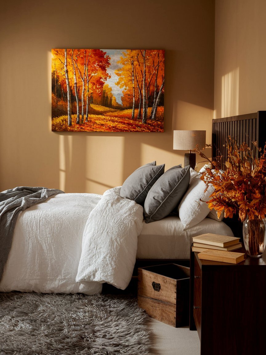 fall bedroom decor 14