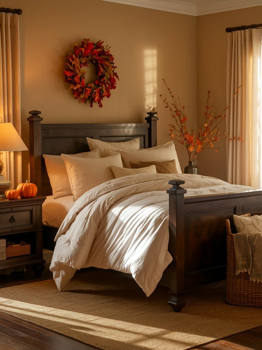 fall bedroom decor 16