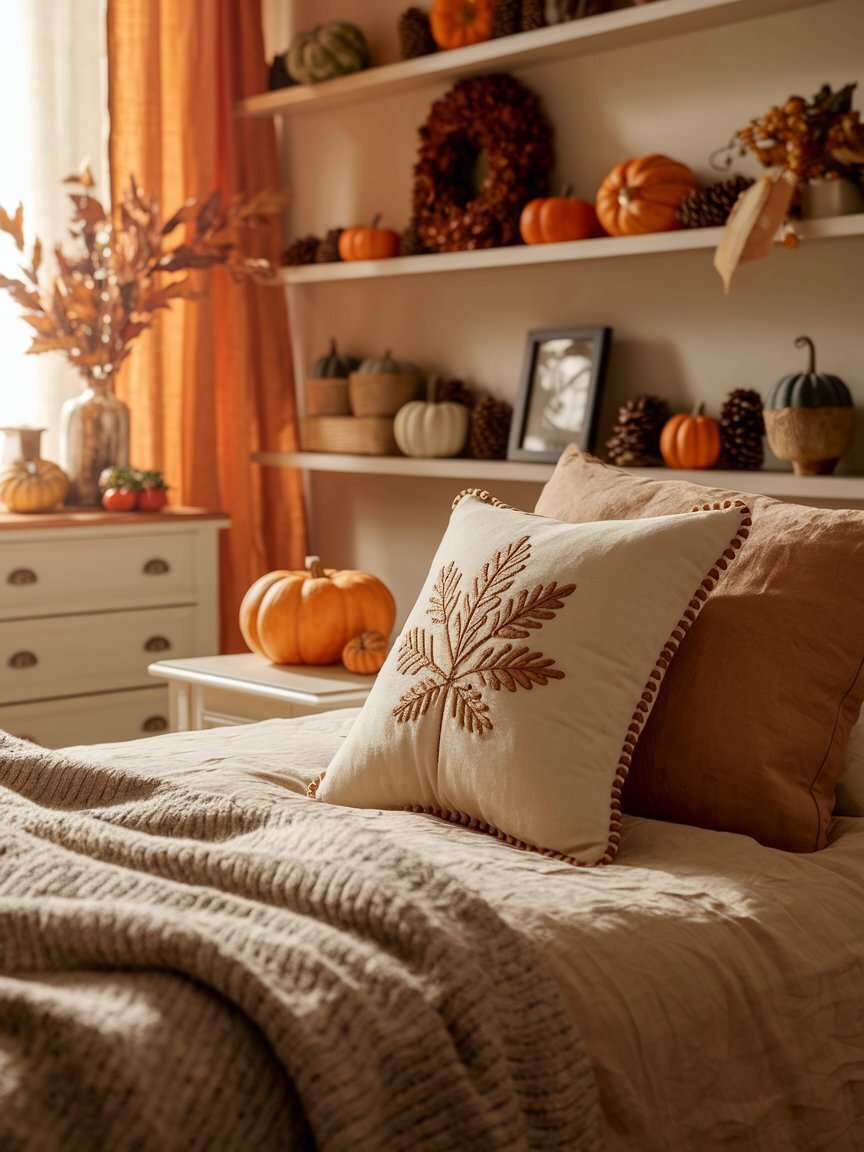fall bedroom decor 21