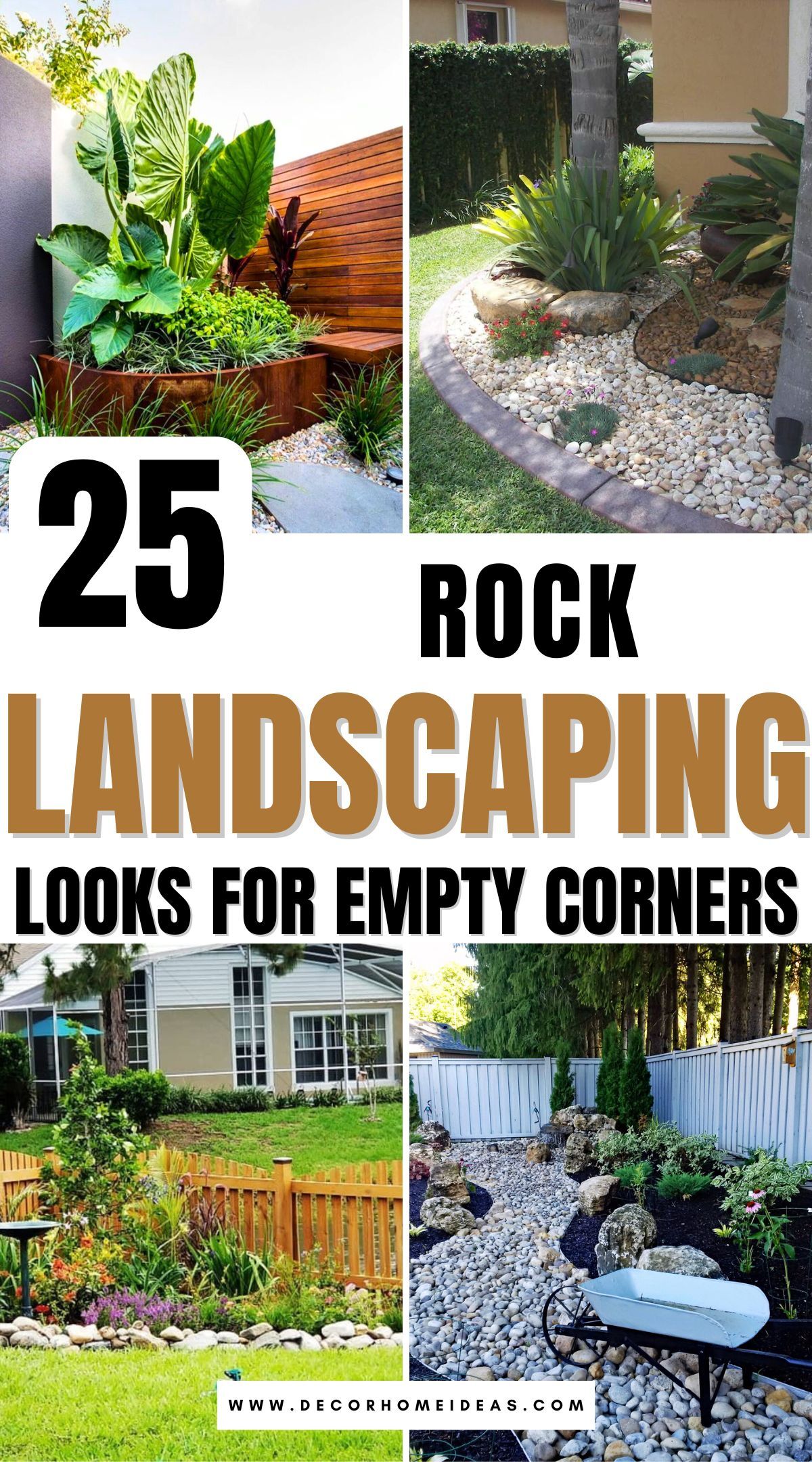 rock landscaping for corners 2