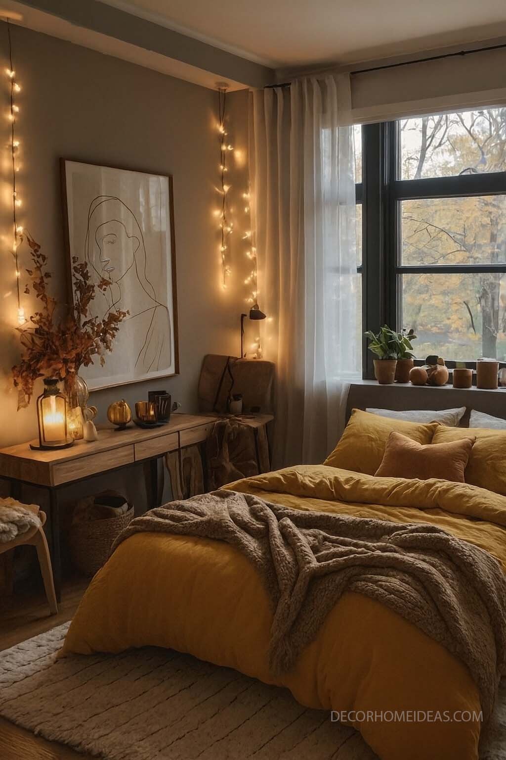 Cozy Fall Bedroom Aesthetic