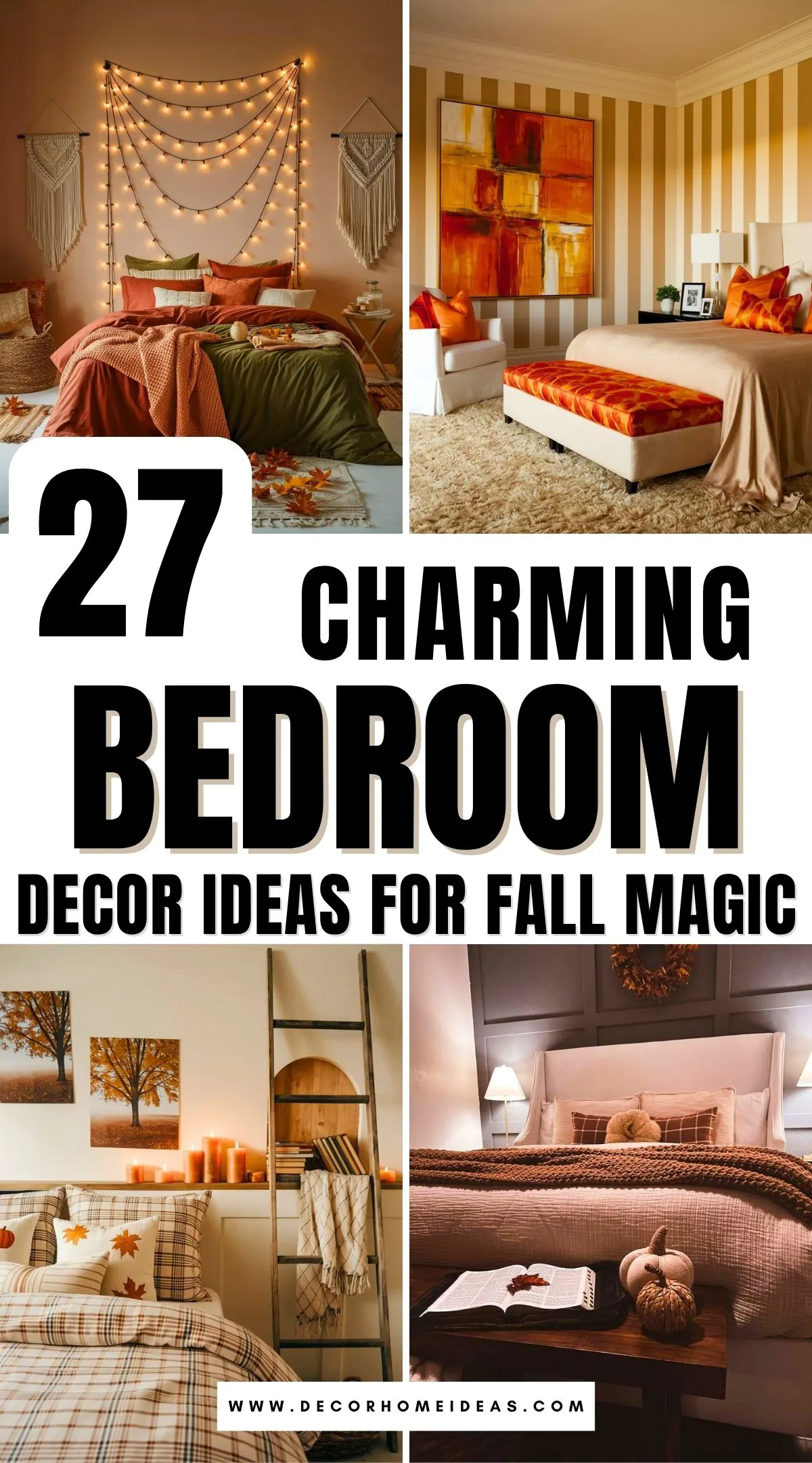 best fall bedroom decor 2