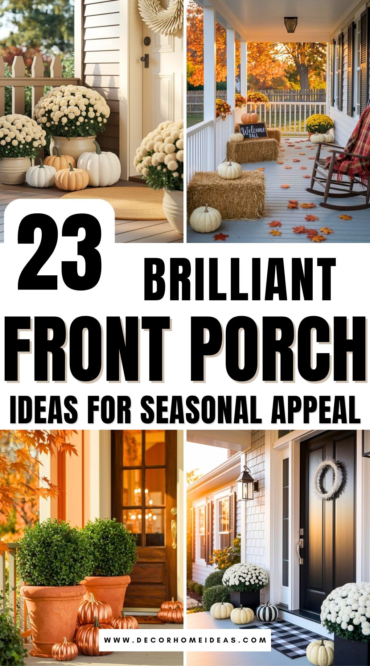 best fall front porch decor 2