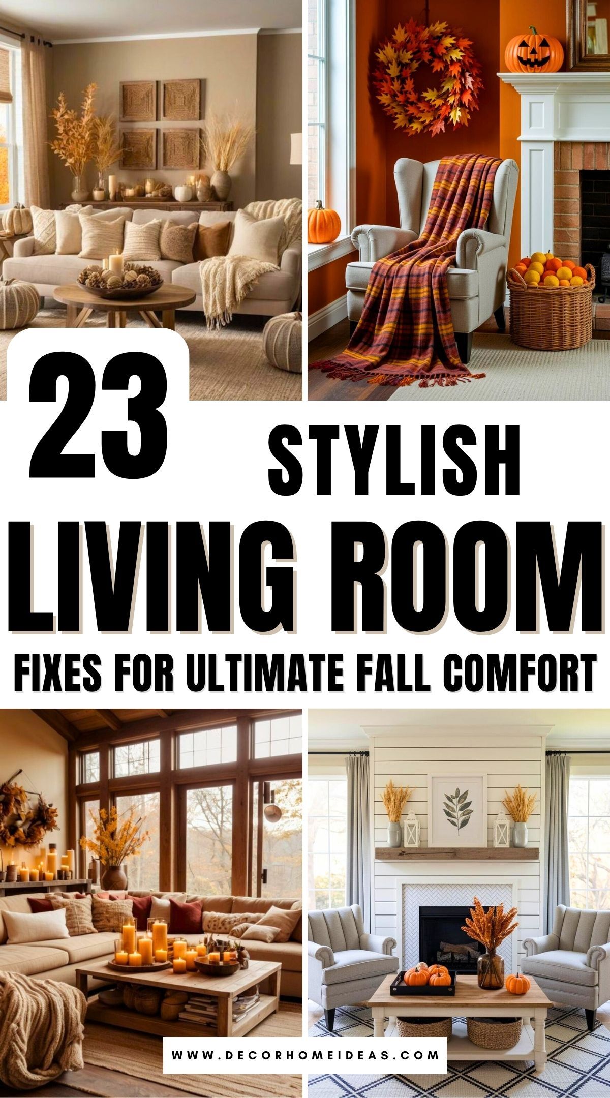 best fall living room decor 2