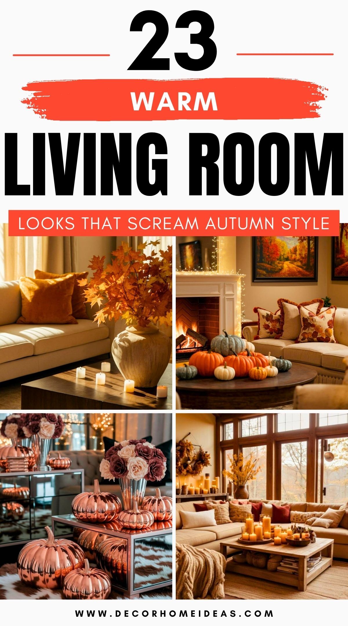 best fall living room decor 3