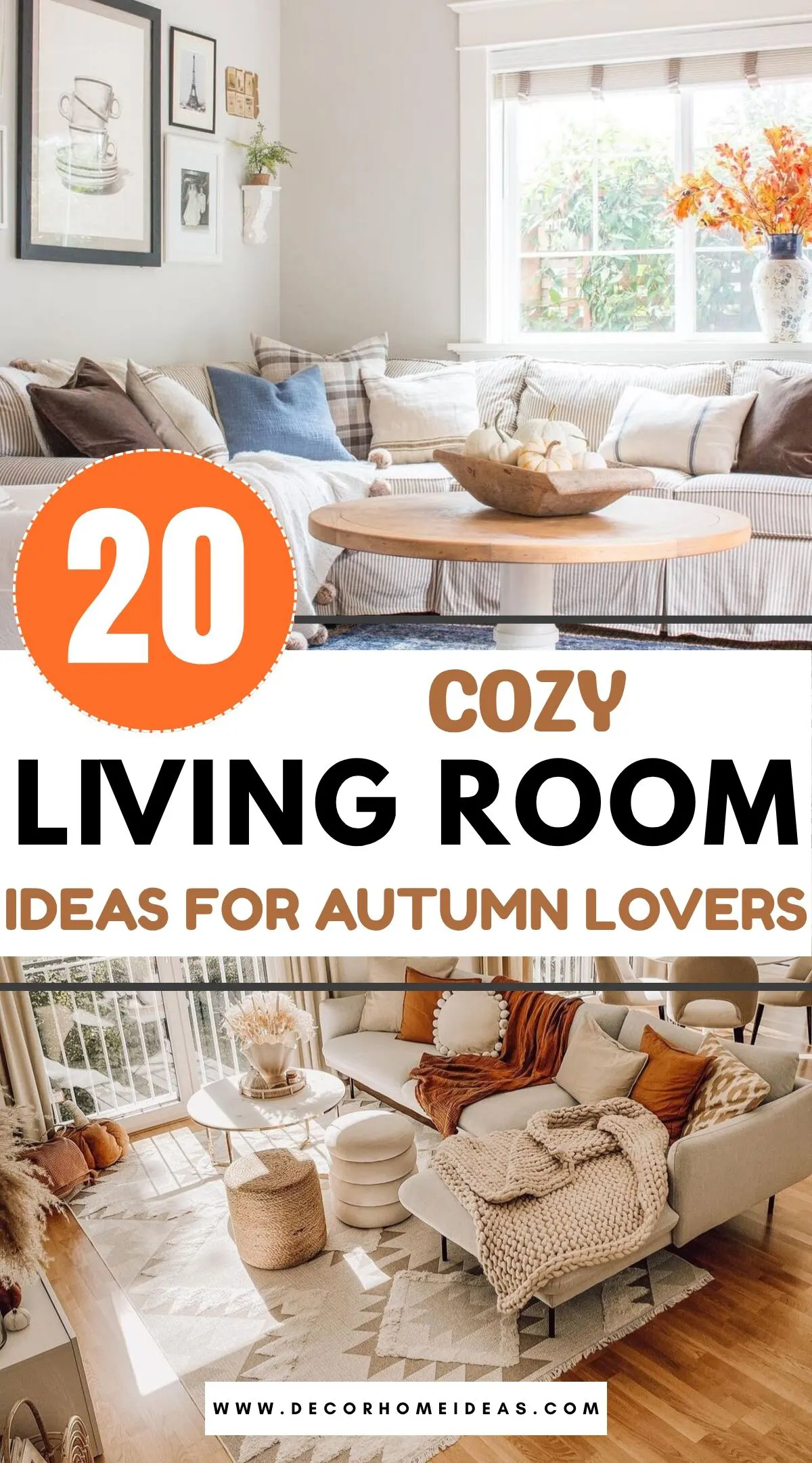Wrap your space in warmth with these cozy living room ideas that perfectly capture autumn’s magic. Think plush throws, warm tones, and mood lighting that invites you to stay in. These seasonal updates are simple but impactful—ideal for anyone who loves fall and wants their home to feel like it too.
