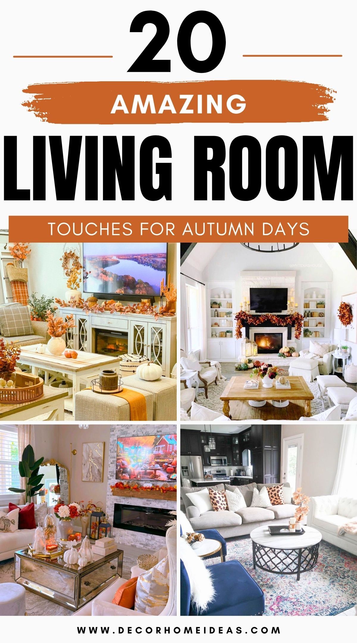 cozy fall living room decor ideas 3