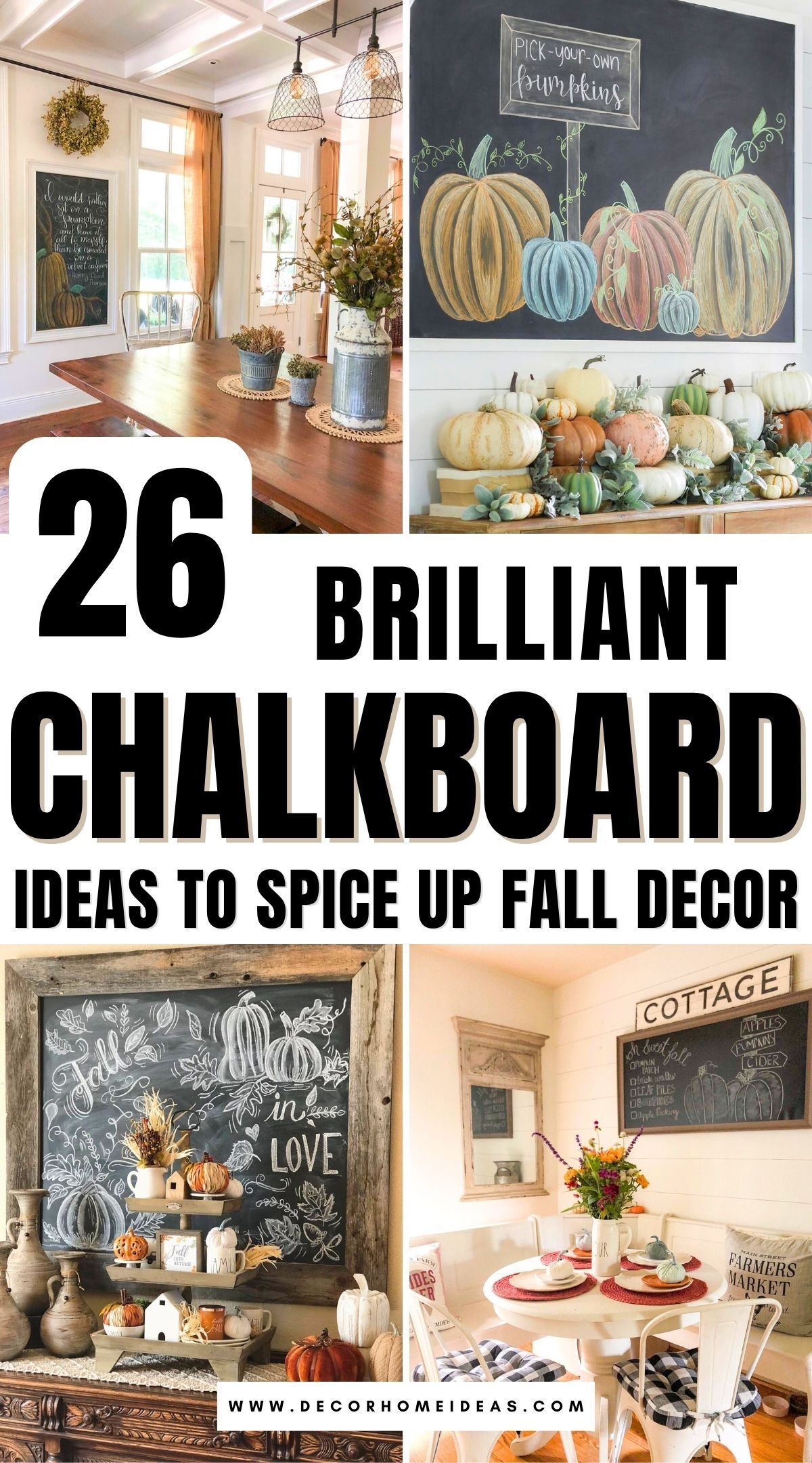 fall chalkboard ideas home 2