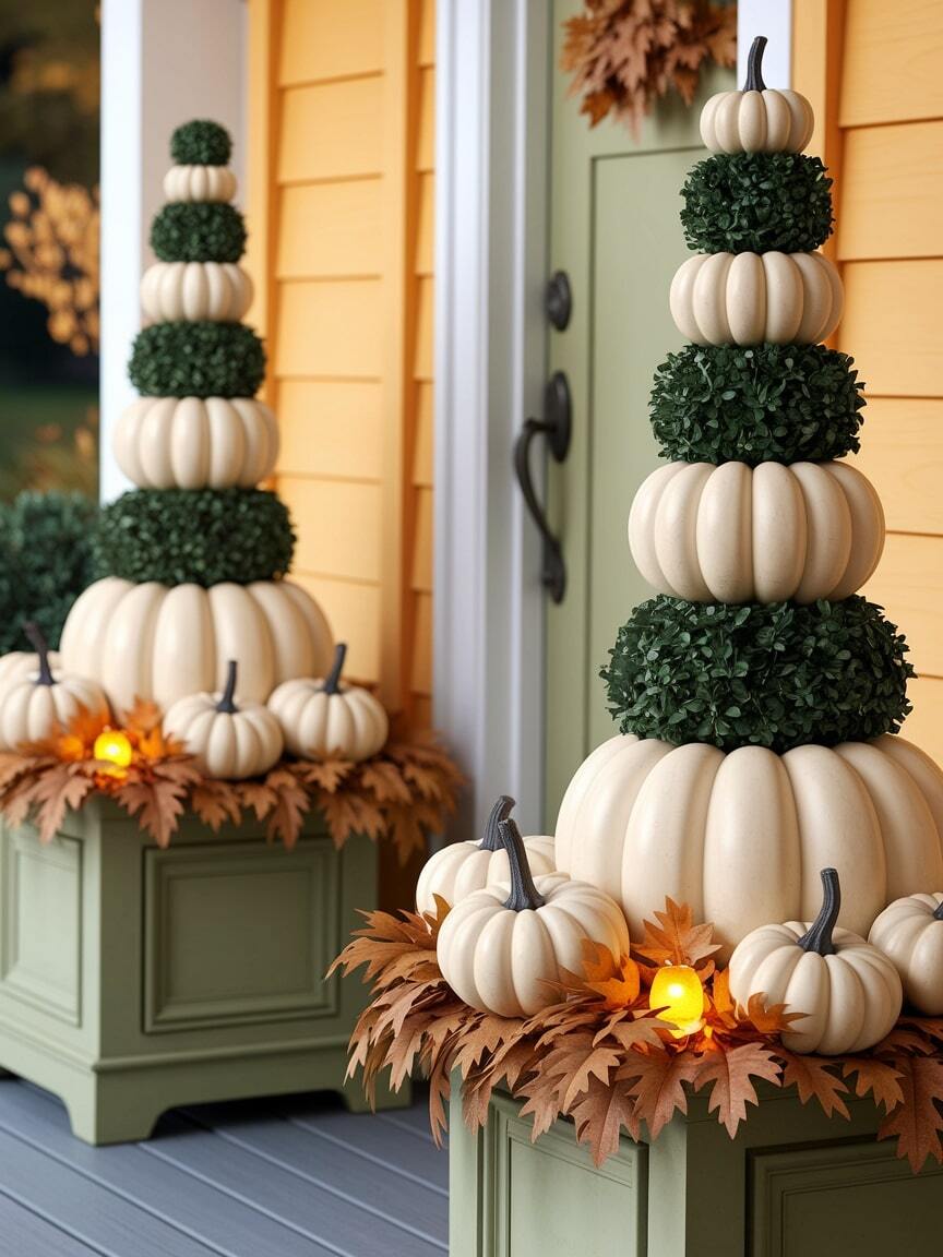 fall front porch decor 10