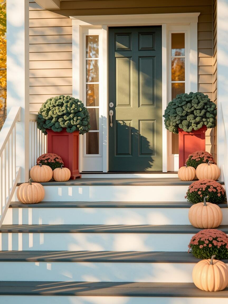 fall front porch decor 16