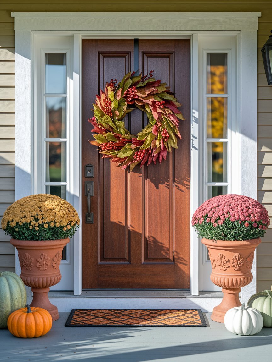 fall front porch decor 17