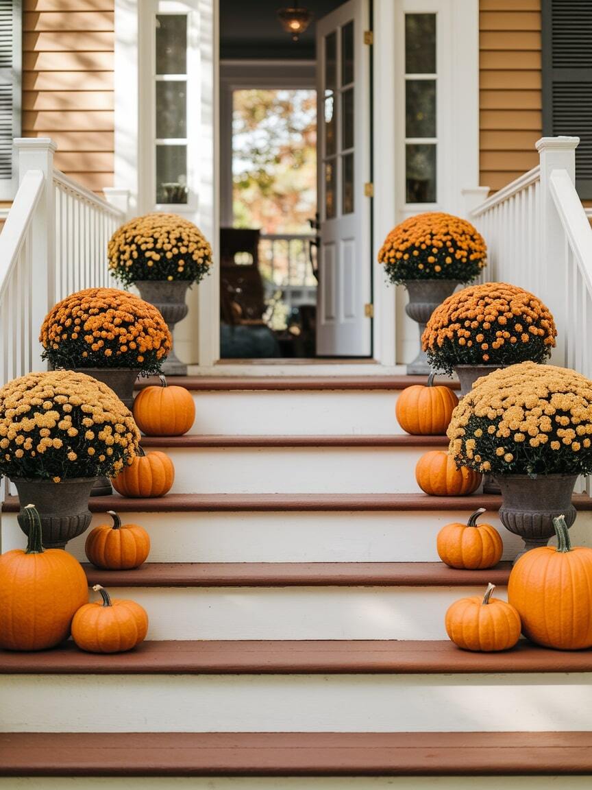 fall front porch decor 18