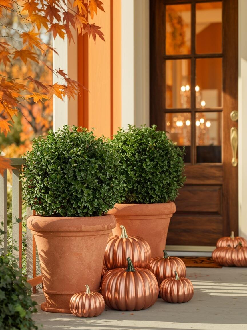fall front porch decor 4