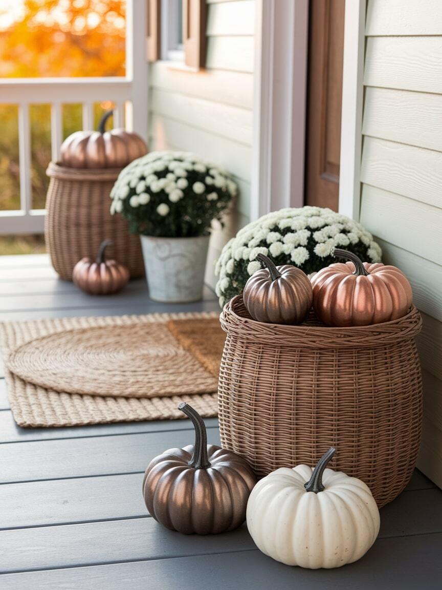 fall front porch decor 7