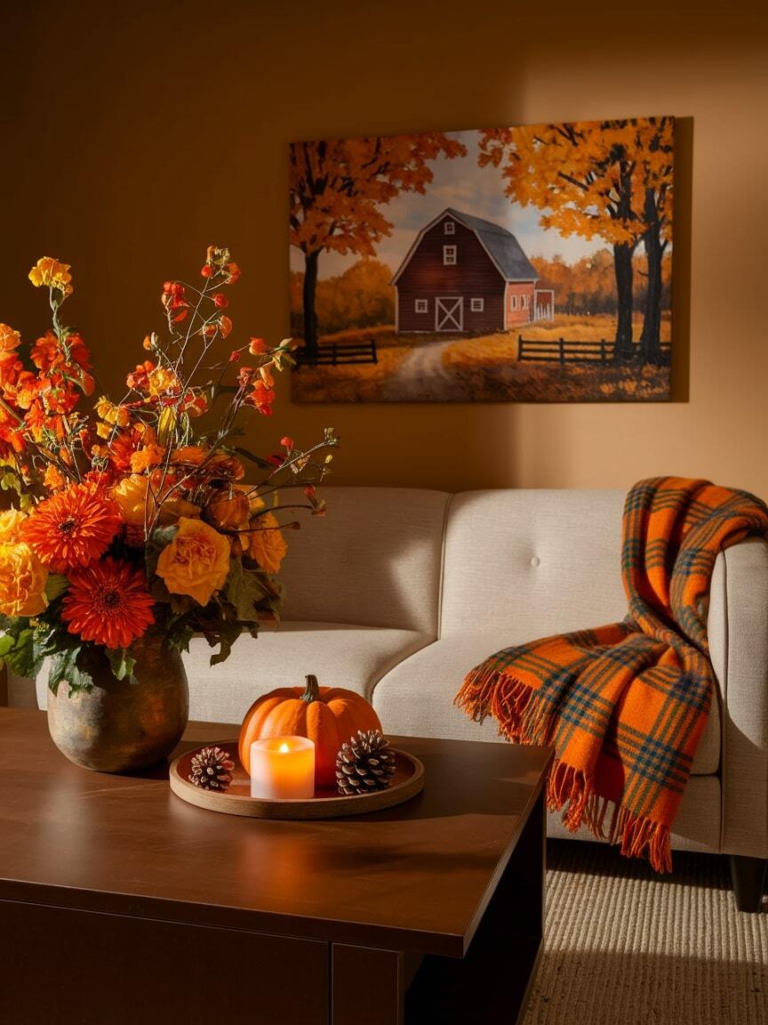 fall living room decor 5