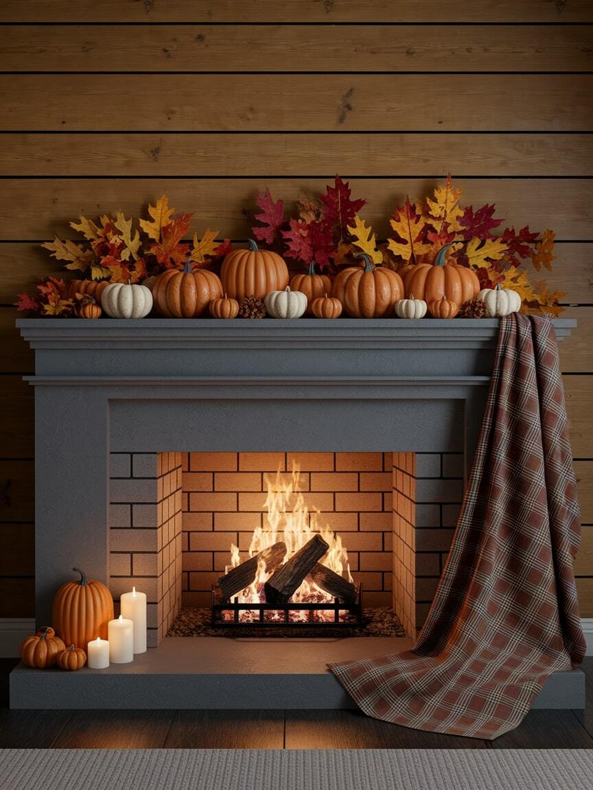 fall mantle decor 14