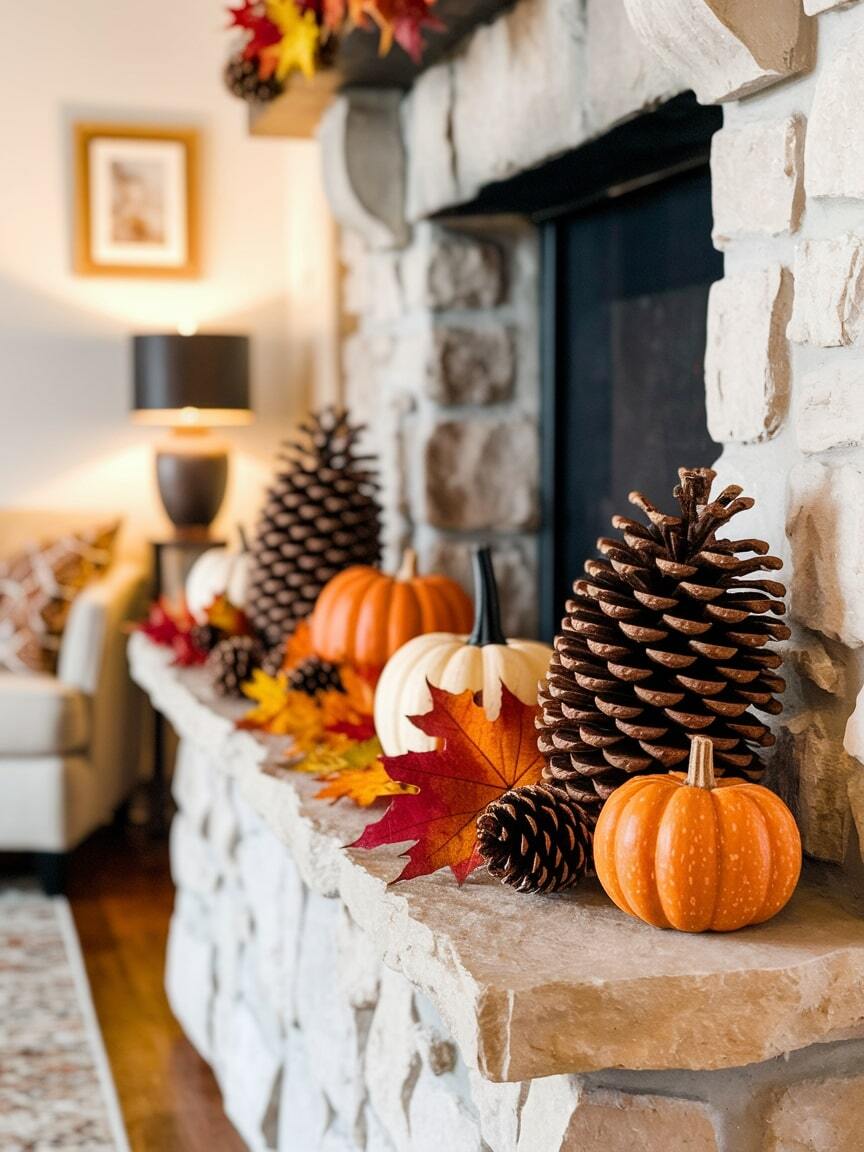 fall mantle decor 15