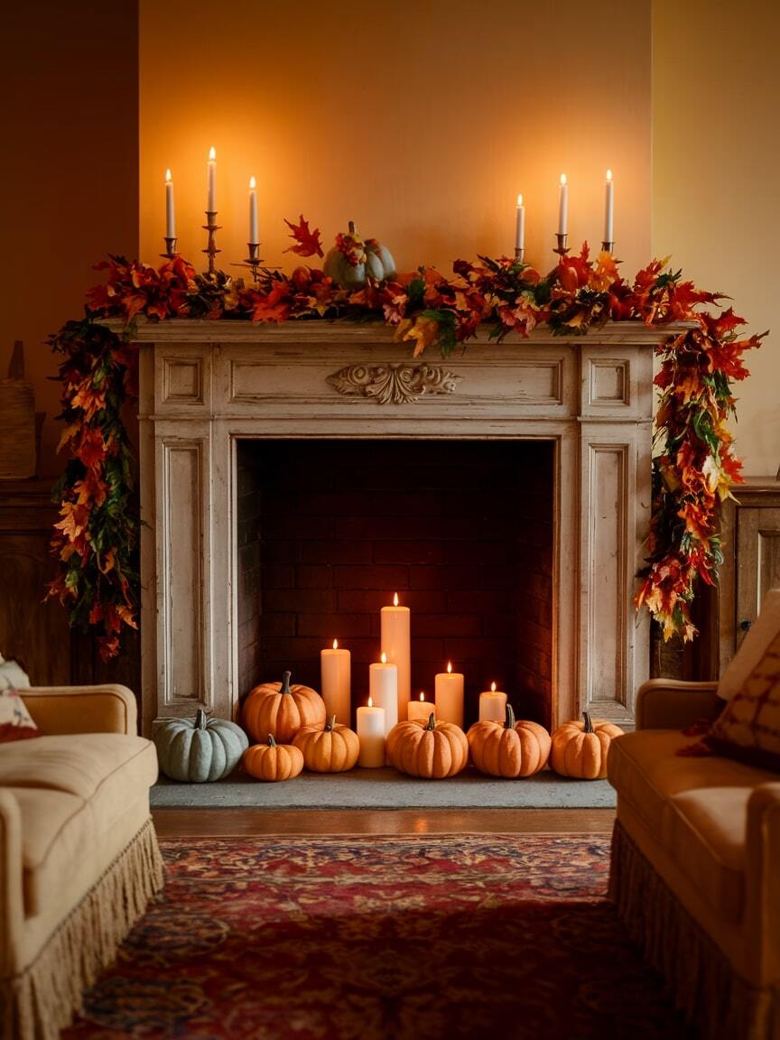fall mantle decor 21